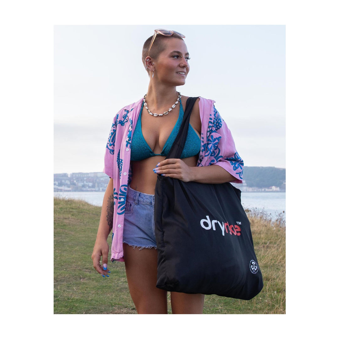 DRYROBE Tote Bag Multifunktions-Tasche Schwarz