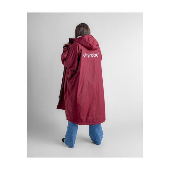 DRYROBE Advance Long Sleeve Burgunder Grau Adult