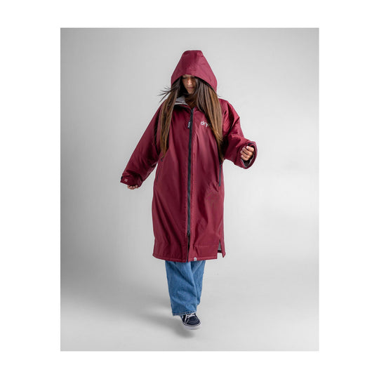 DRYROBE Advance Long Sleeve Burgunder Grau Adult