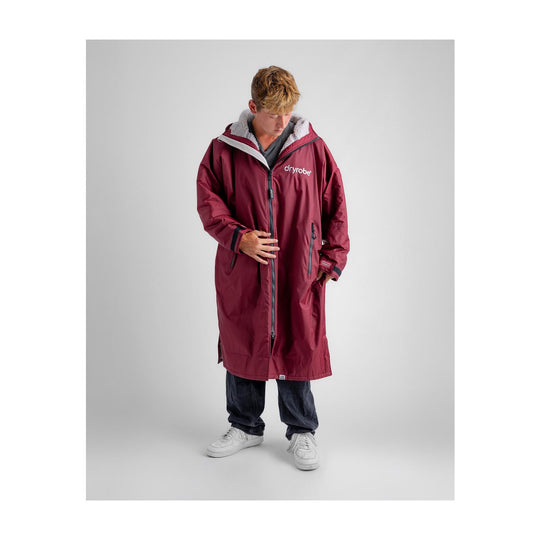 DRYROBE Advance Long Sleeve Burgunder Grau Adult