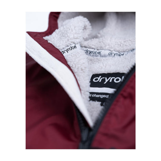DRYROBE Advance Long Sleeve Burgunder Grau Adult