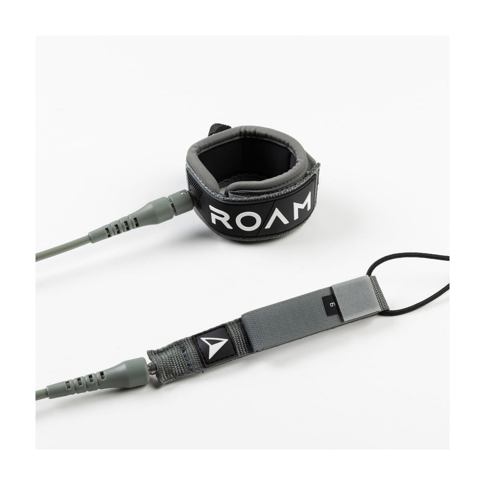 ROAM Surfboard Leash Comp Grey