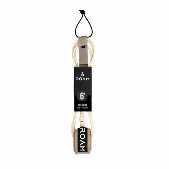 ROAM Surfboard Leash Premium 9.0 Sand