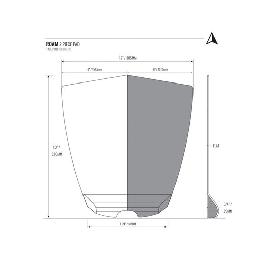 ROAM Footpad Deck Grip Traction Pad Rot