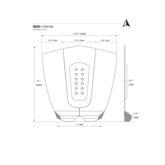 ROAM Footpad Deck Grip Traction Pad Rot