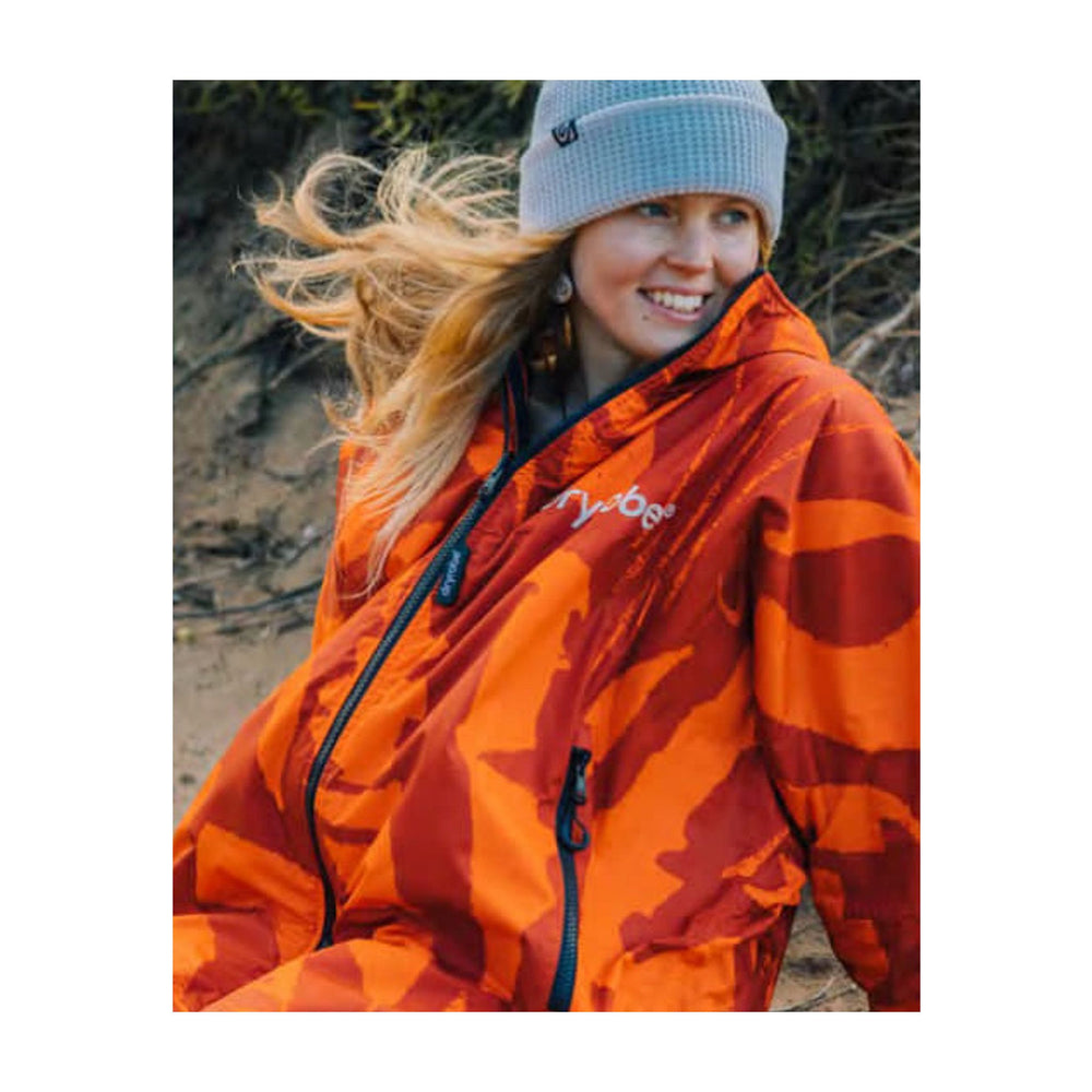 DRYROBE Advance Long Sleeve Mosaic Palm XL Orange Adult