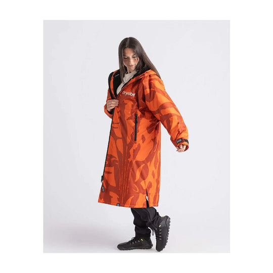 DRYROBE Advance Long Sleeve Mosaic Palm XL Orange Adult