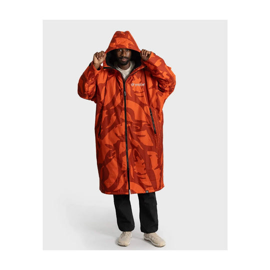DRYROBE Advance Long Sleeve Mosaic Palm XL Orange Adult
