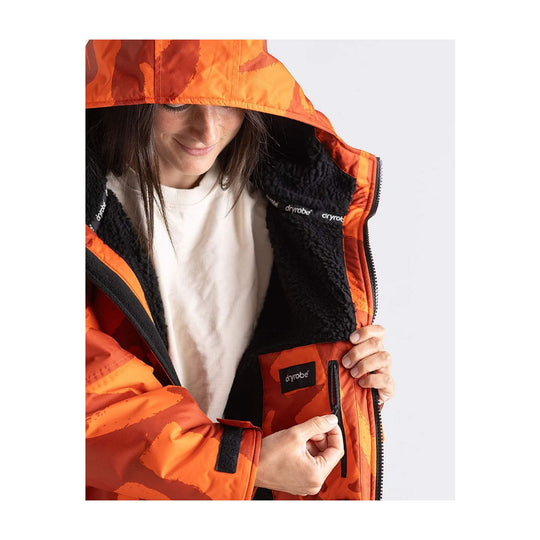DRYROBE Advance Long Sleeve Mosaic Palm XL Orange Adult