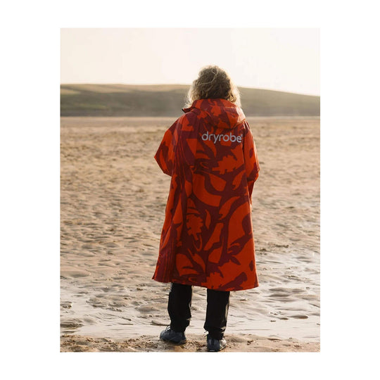 DRYROBE Advance Long Sleeve Mosaic Palm XL Orange Adult