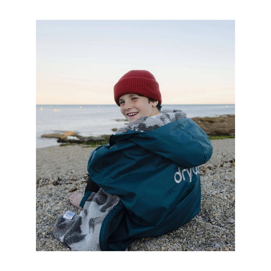 DRYROBE Advance Long Sleeve KIDS Blue SandCam10-13 Blau