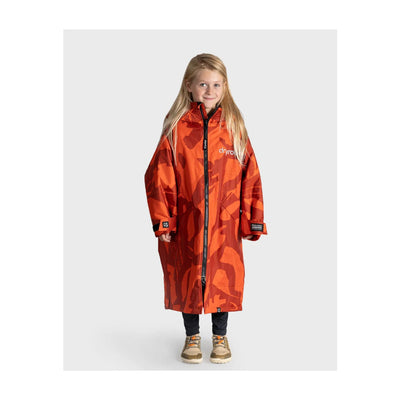 DRYROBE Advance Long Sleeve KIDS Mosaic Palm10-13 Orange
