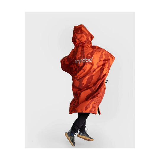 DRYROBE Advance Long Sleeve KIDS Mosaic Palm10-13 Orange