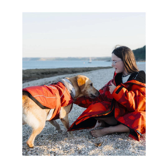DRYROBE Dog Coat Hundemantel Burnt Orange XXL Dogs