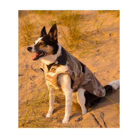 DRYROBE Dog Coat Hundemantel Sand Camo XXL Dogs