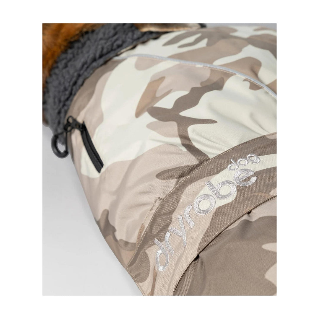 DRYROBE Dog Coat Hundemantel Sand Camo XXL Dogs