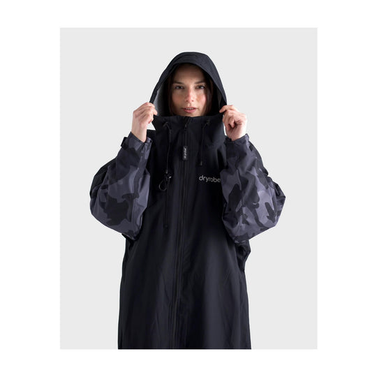 DRYROBE Tech-Lite Long Sleeve Schwarz Camo L Adult