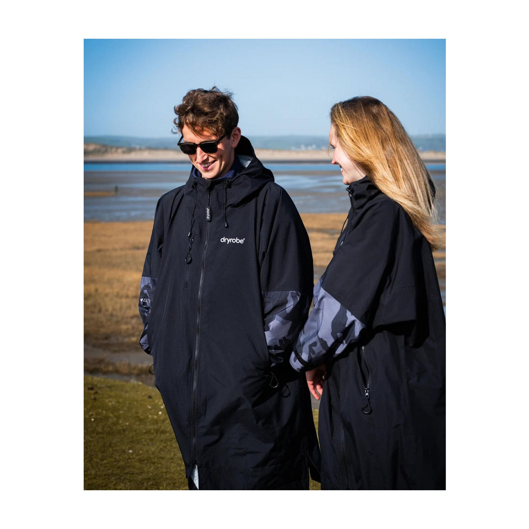 DRYROBE Tech-Lite Long Sleeve Schwarz Camo L Adult