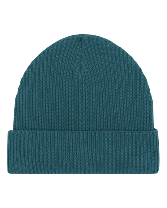 WindWasserWelle Fischerman Beanie aus Biobaumwolle