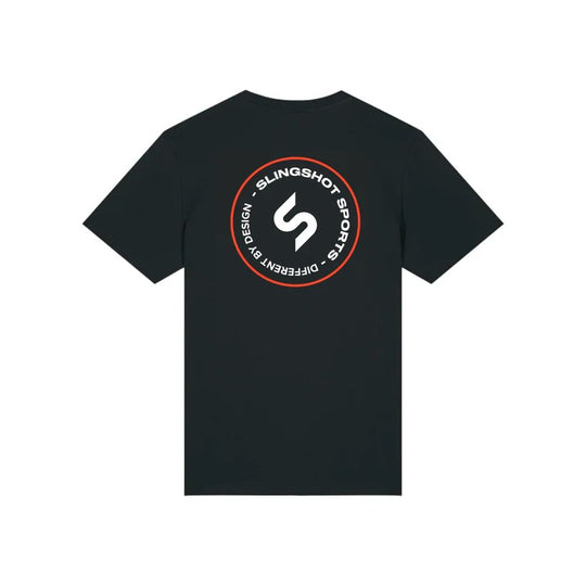 Slingshot T-Shirt Schwarz – Unisex Streetwear aus Bio-Baumwolle
