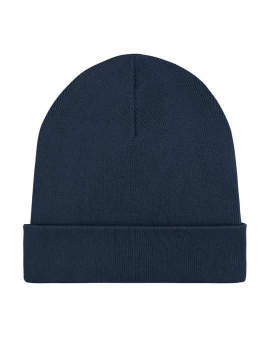 WindWasserWelle Strick Beanie aus Biobaumwolle und recyceltem Polyester